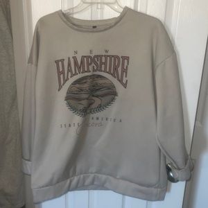 Large New Hampshire sweatshirt